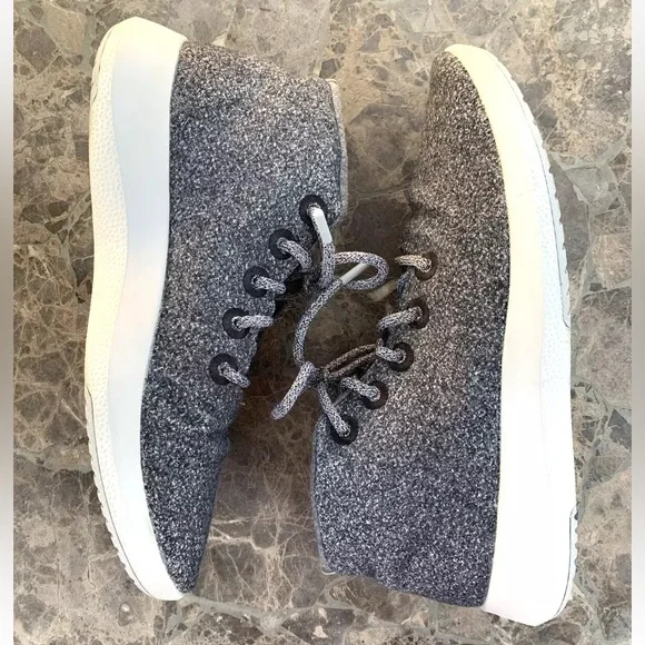 ALLBIRDS WRUM High Top Merino Wool Runner Up Mizzles Men's Sneakers Gray. - Picture 8 of 13